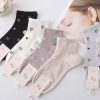 جوراب زنانه قلبی فانتزی در پنج رنگ K0061