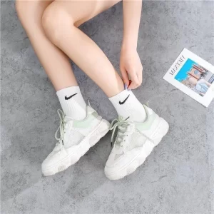 جوراب نیم ساق نایک سفید k0080